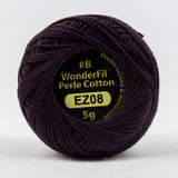 Threads - Egyptian Cotton - Eleganza 8Wt - EL5G8 - Black Lotus - 38.4m/42yd