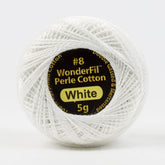 Threads - Egyptian Cotton - Eleganza 8Wt - EL5G100 - White - 38.4m/42yd