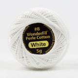 Threads - Egyptian Cotton - Eleganza 8Wt - EL5G100 - White - 38.4m/42yd