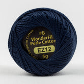 Threads - Egyptian Cotton - Eleganza 8Wt - EL5G12 - Navy - 38.4m/42yd