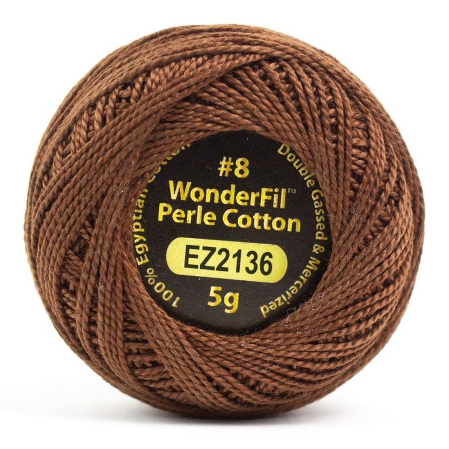 Alison Glass Eleganza Perle Cotton - EL5G-2136 - Pecan - 38.4m/42yd
