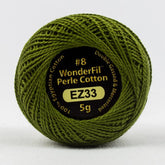 Threads - Egyptian Cotton - Eleganza 8Wt - EL5G33 - Marsh Green - 38.4m/42yd