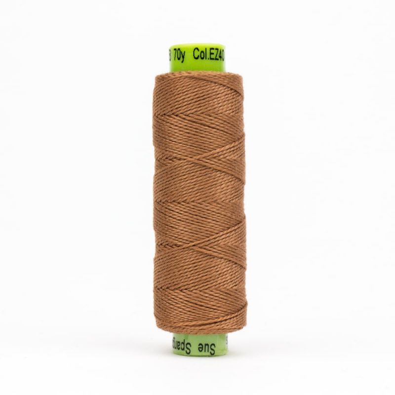 Thread - Egyptian Cotton - Sue Spargo Eleganza - SSEZ40 - Acom Tan - 38.4m/42yd