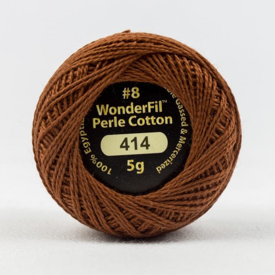 Threads - Egyptian Cotton - Eleganza 8Wt - EL5G414 - Saddle Brown - 38.4m/42yd