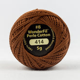 Threads - Egyptian Cotton - Eleganza 8Wt - EL5G414 - Saddle Brown - 38.4m/42yd