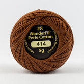 Threads - Egyptian Cotton - Eleganza 8Wt - EL5G414 - Saddle Brown - 38.4m/42yd