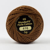Threads - Egyptian Cotton - Eleganza 8Wt - EL5G416 - Milk Chocolate - 38.4m/42yd