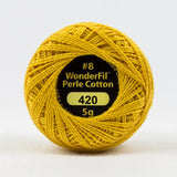 Threads - Egyptian Cotton - Eleganza 8Wt - EL5G420 - Polished Amber - 38.4m/42yd