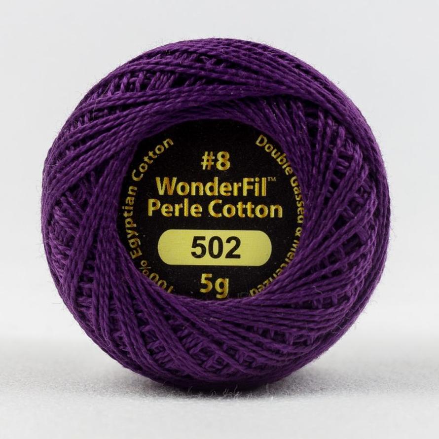 Threads - Egyptian Cotton - Eleganza 8Wt - EL5G502 - Purple Passion - 38.4m/42yd