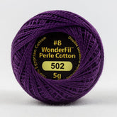 Threads - Egyptian Cotton - Eleganza 8Wt - EL5G502 - Purple Passion - 38.4m/42yd