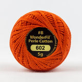 Threads - Egyptian Cotton - Eleganza 8Wt - EL5G602 - Hot Coals - 38.4m/42yd