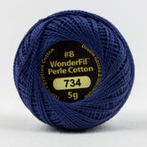 Threads - Egyptian Cotton - Eleganza 8Wt - EL5G734 - Denim - 38.4m/42yd
