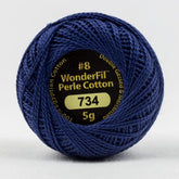 Threads - Egyptian Cotton - Eleganza 8Wt - EL5G734 - Denim - 38.4m/42yd