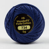 Threads - Egyptian Cotton - Eleganza 8Wt - EL5G734 - Denim - 38.4m/42yd