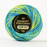 Threads - Egyptian Cotton - Eleganza 8Wt - EL5GM1027 - Seaside Cabana - 38.4m/42yd