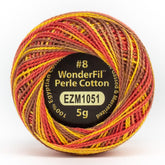 Threads - Egyptian Cotton - Eleganza 8Wt - EL5GM1051 - Fire Breather - 38.4m/42yd