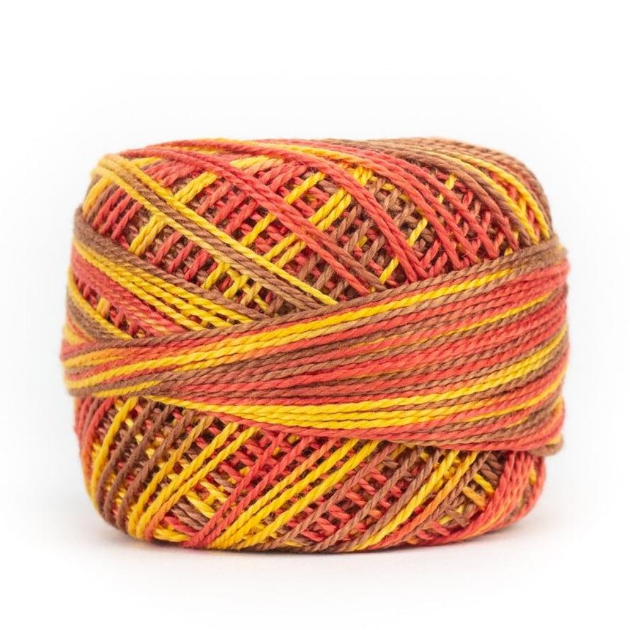 Threads - Egyptian Cotton - Eleganza 8Wt - EL5GM1051 - Fire Breather - 38.4m/42yd