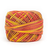 Threads - Egyptian Cotton - Eleganza 8Wt - EL5GM1051 - Fire Breather - 38.4m/42yd