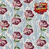 FORGET-ME-NOT ROSE -DV6813 HALLIE BURGUNDY