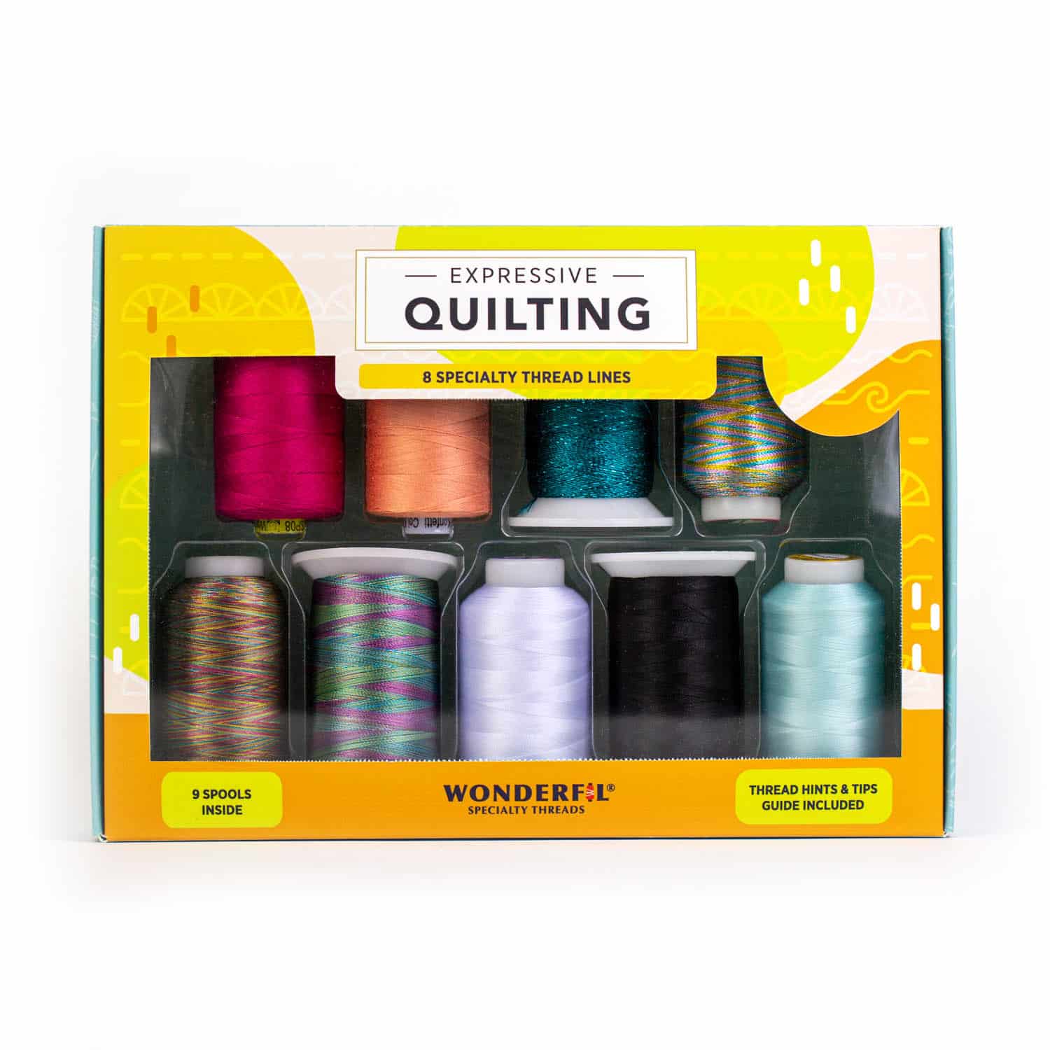 WonderFil Expressive Quilting Pack – 9 Spools