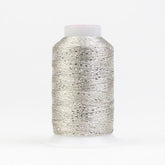 Thread - GlaMore Rayon Metallic - 12Wt - GM2000 - Silver - 274m/300yd