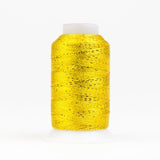 Thread - GlaMore Rayon Metallic - 12Wt - GM2118 - Sunny Yellow - 274m/300yd