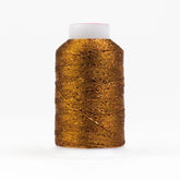 Thread - GlaMore Rayon Metallic - 12Wt - GM328 - Golden Brown - 274m/300yd