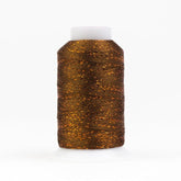 Thread - GlaMore Rayon Metallic - 12Wt - GM330 - Acorn Brown - 274m/300yd