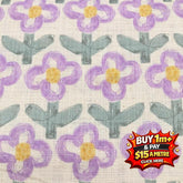 Hanako, Cotton Printed Poplin, 104cm, 200gsm