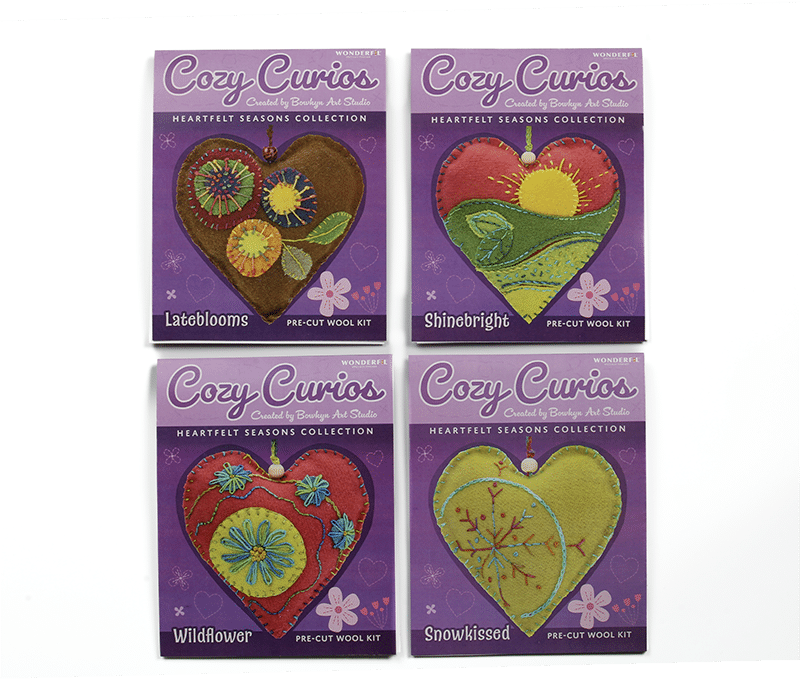 WonderFil Cozy Curios – Heartfelt Seasons Wool Kit