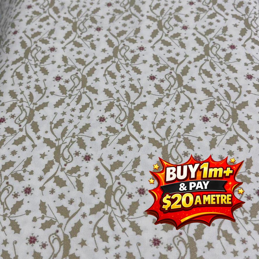 Holiday Joy Metallic Holly