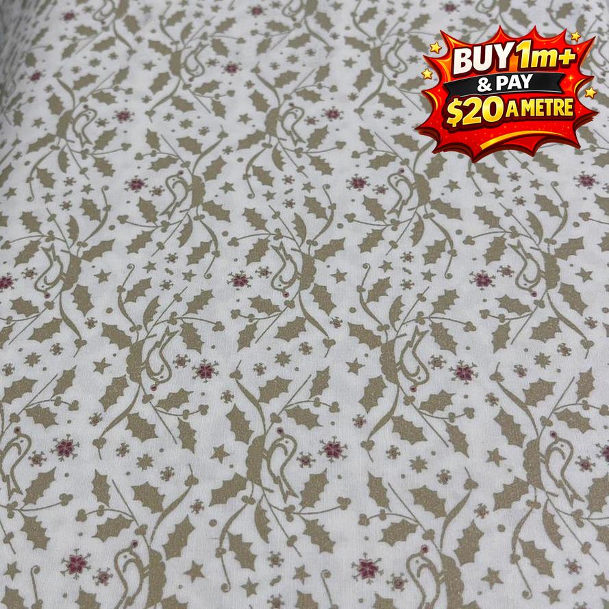 Holiday Joy Metallic Holly