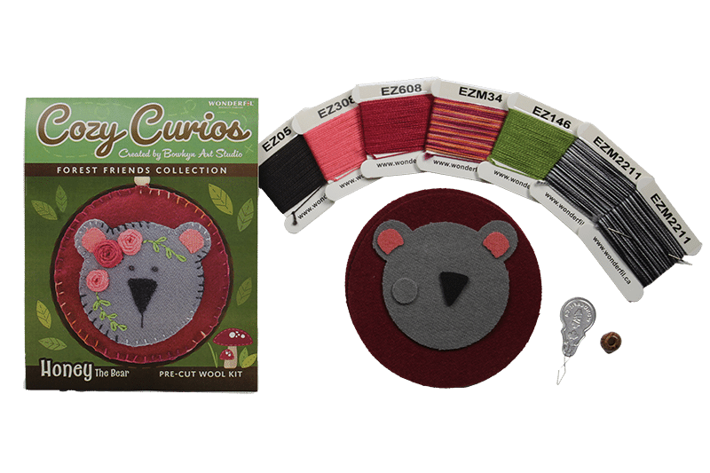 WonderFil Cozy Curios – Forest Friends Wool Kit