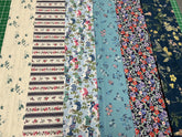 Mixed Fabric Pack 10cm WOF 100% Cotton Fabric )