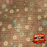 100% Cotton Fabric WOF 110cm- 112cm