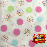 100% Cotton Fabric WOF 110cm- 112cm