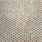 Savana MS 16-86 Stof Fabric Brown Floral 100% Cotton Fabric