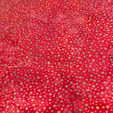Pink Dots Batik Fabric 100% Cotton Fabric WOF 110cm- 112cm