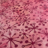 Pink Batik Fabric 100% Cotton Fabric WOF 110cm- 112cm