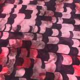 Purple Batik Fabric 100% Cotton Fabric WOF 110cm- 112cm