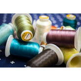Thread - Invisafil Polyester - 100Wt - IF607 - Teal