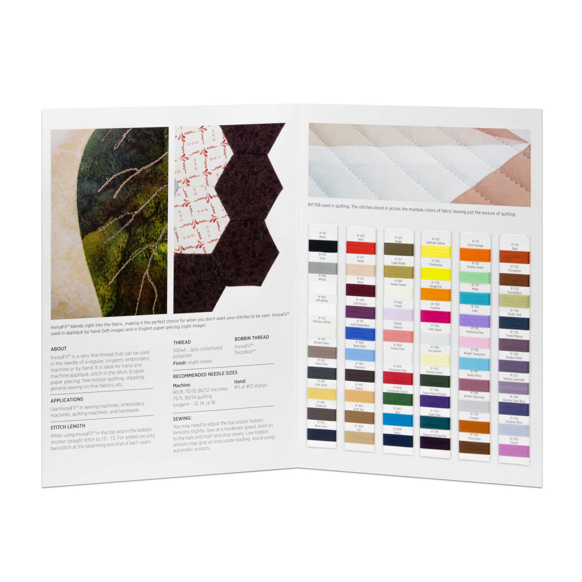 WonderFil Thread Colour Cards