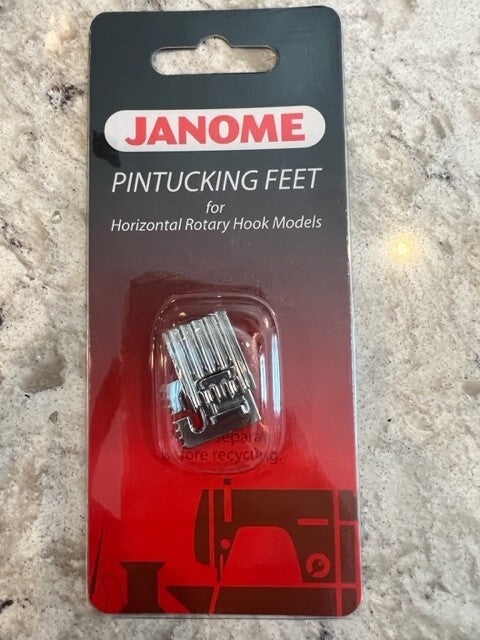 Janome Pintucking Feet for Horizontal Rotary Hook Models #200317009