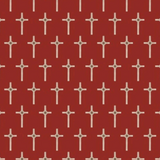 KK Fabrics Remembering Vietnam Fabric: Wartime Long Tan Cross