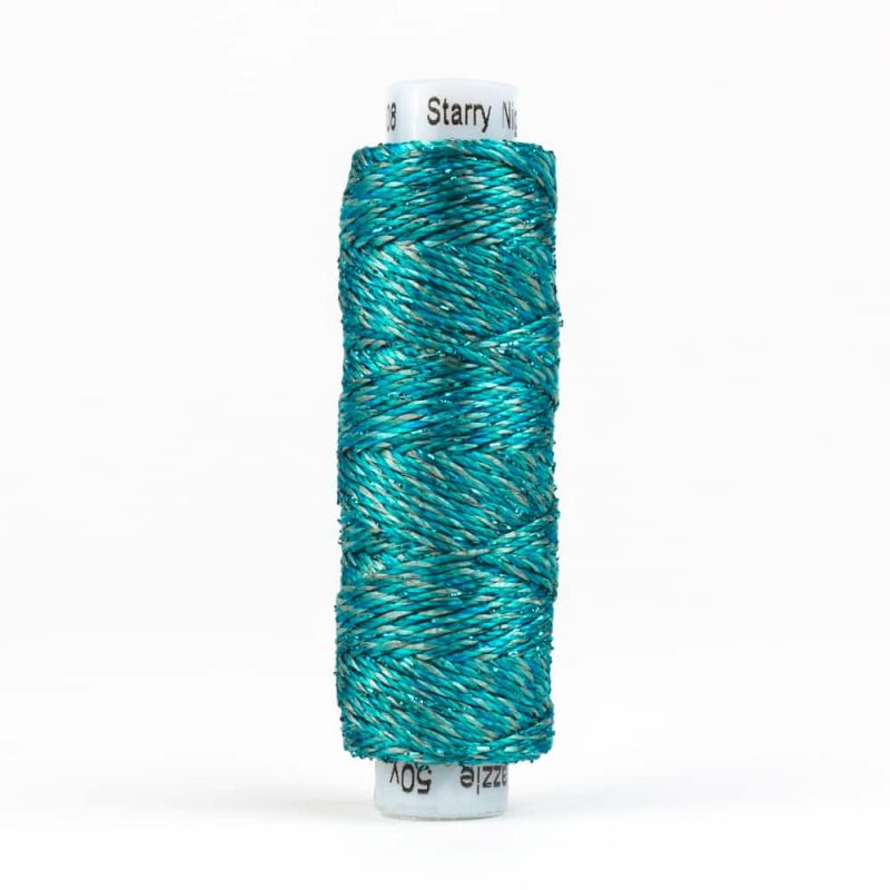 Thread - SNDazzle Rayon Metallic - 8Wt - DZM08 - Mediterranean