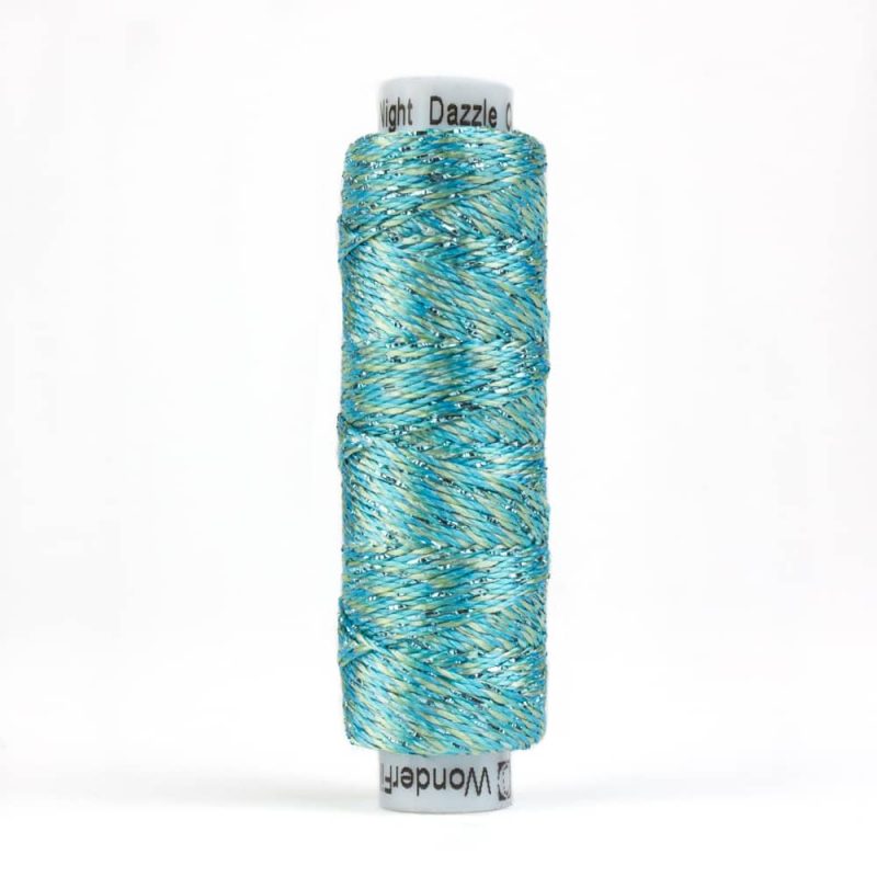 Thread - SNDazzle Rayon Metallic - 8Wt - DZM20 - Sea Foam