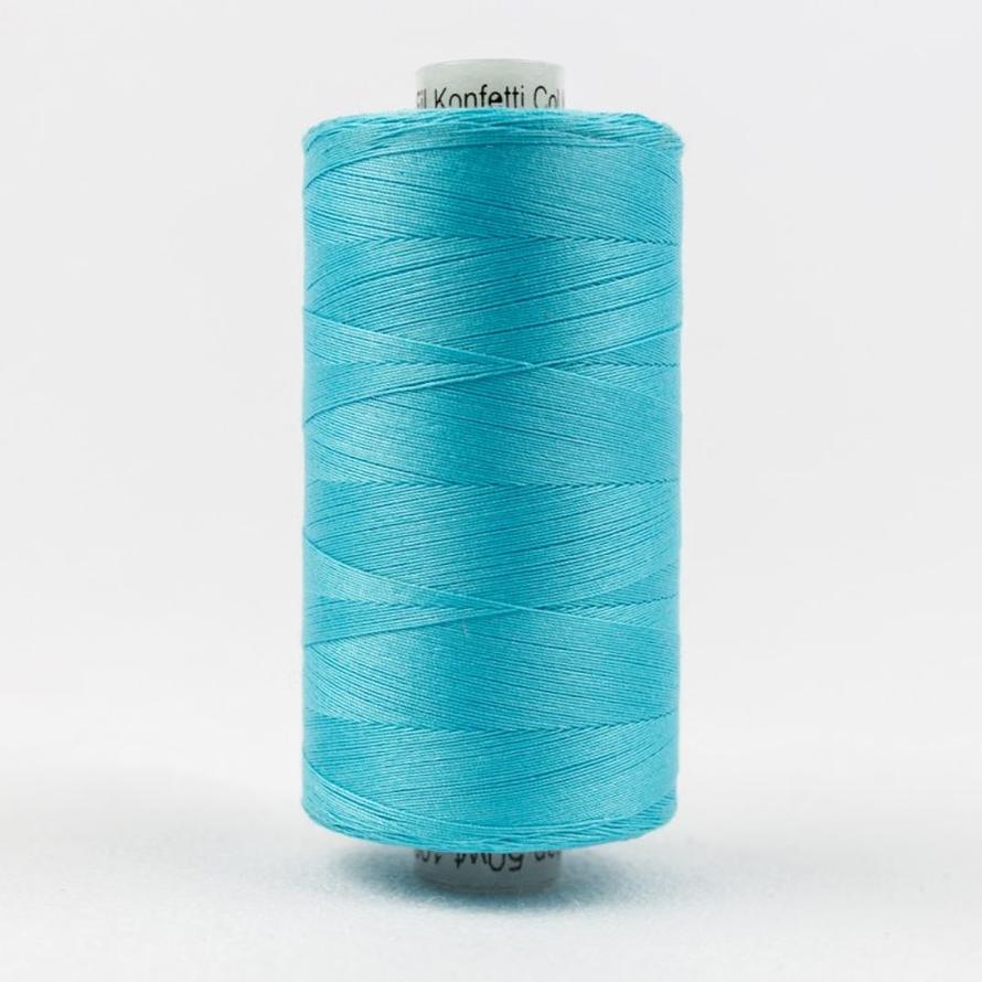 Thread - konfetti Egyptian Cotton - 50Wt - KT608 - Medium Peacock Blue