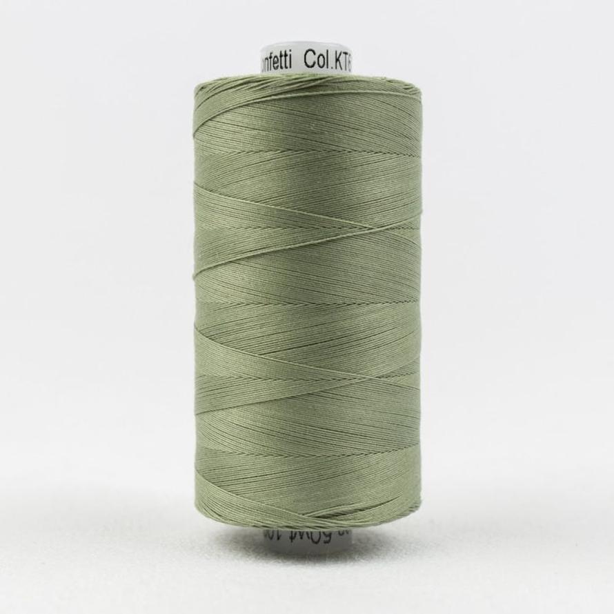 Thread - konfetti Egyptian Cotton - 50Wt - KT613 - Grey Khaki
