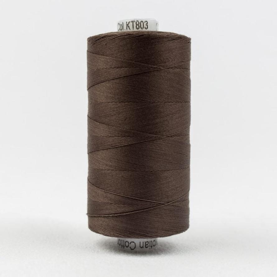 Thread - konfetti Egyptian Cotton - 50Wt - KT803 - Dark Brown