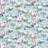 FESTIVE GREETINGS - FESTIVE VILLAGE - L01667430C - 100% LASENBY COTTON